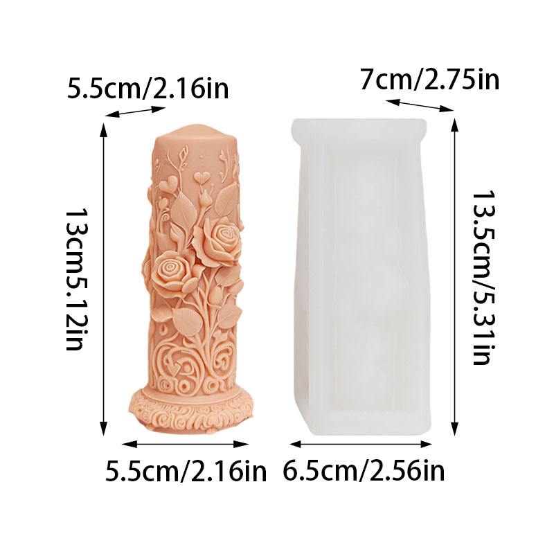 European-Style Red Rose Heart- - Candle Making Vinings review and price