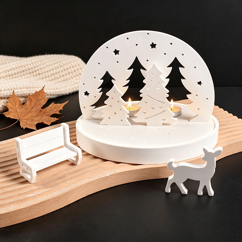 Christmas Elk Tealight Candle  - Candle Making Accessories review and price