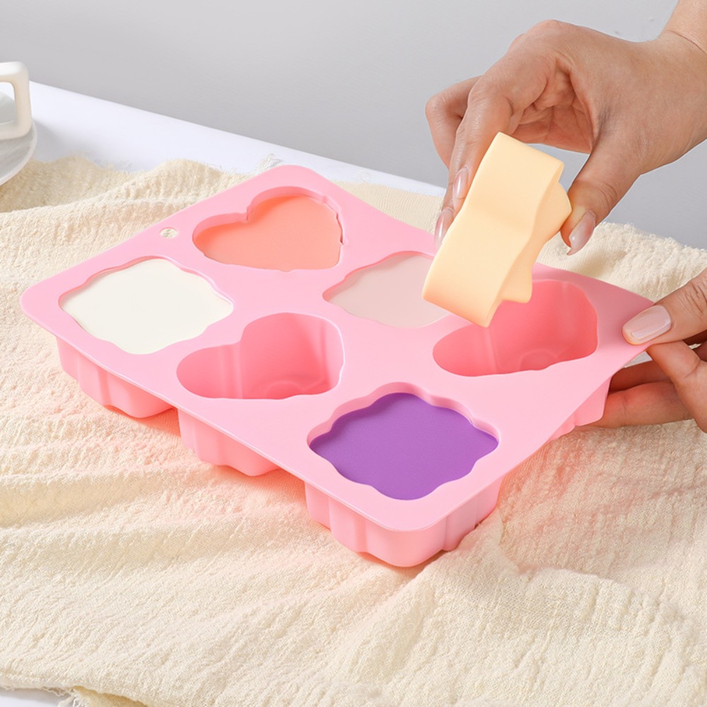 Square Heart Shape Silicone Mo - Candle Making Accessories review and price