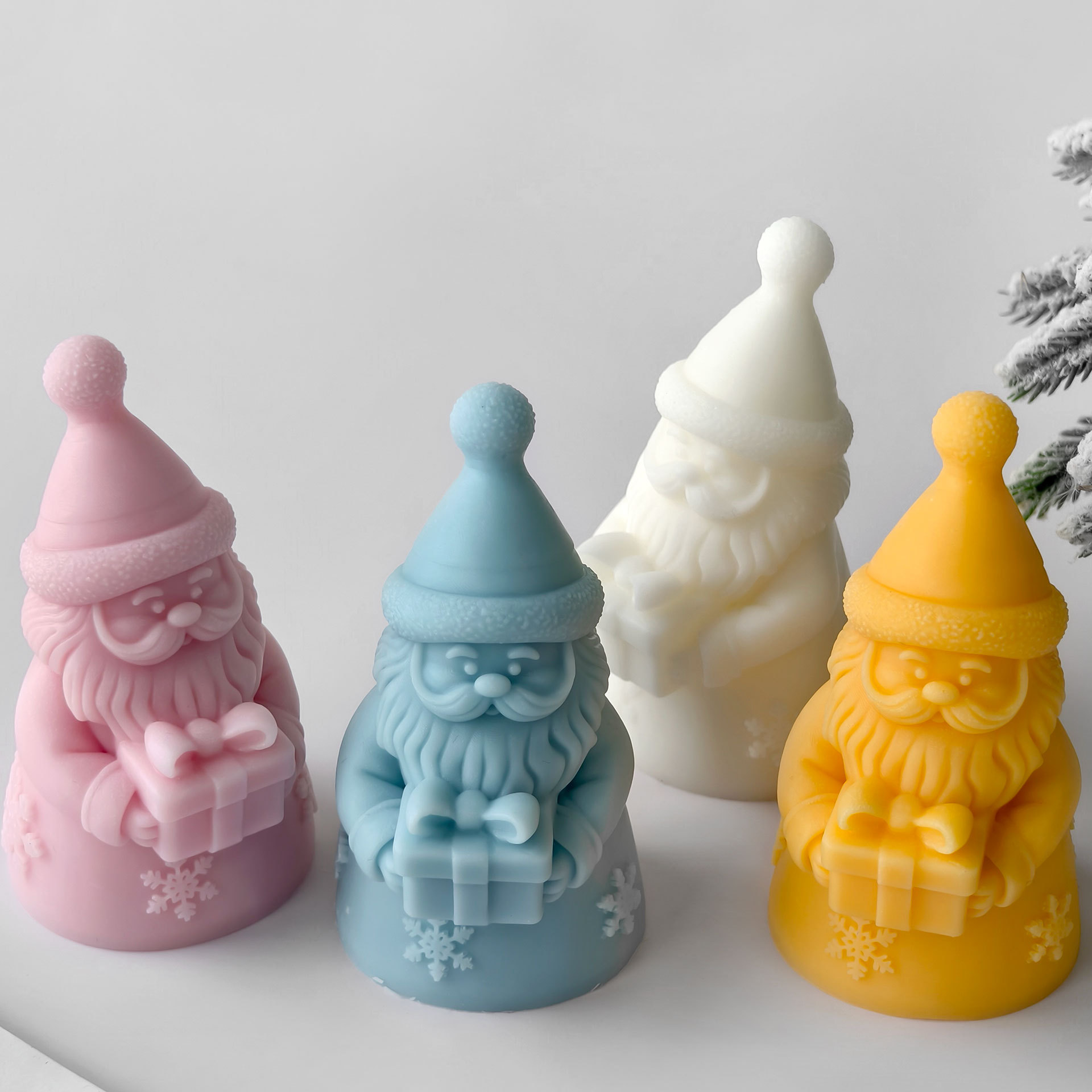 Santa Claus Gift Box Silicone  - Candle Making Accessories review and price