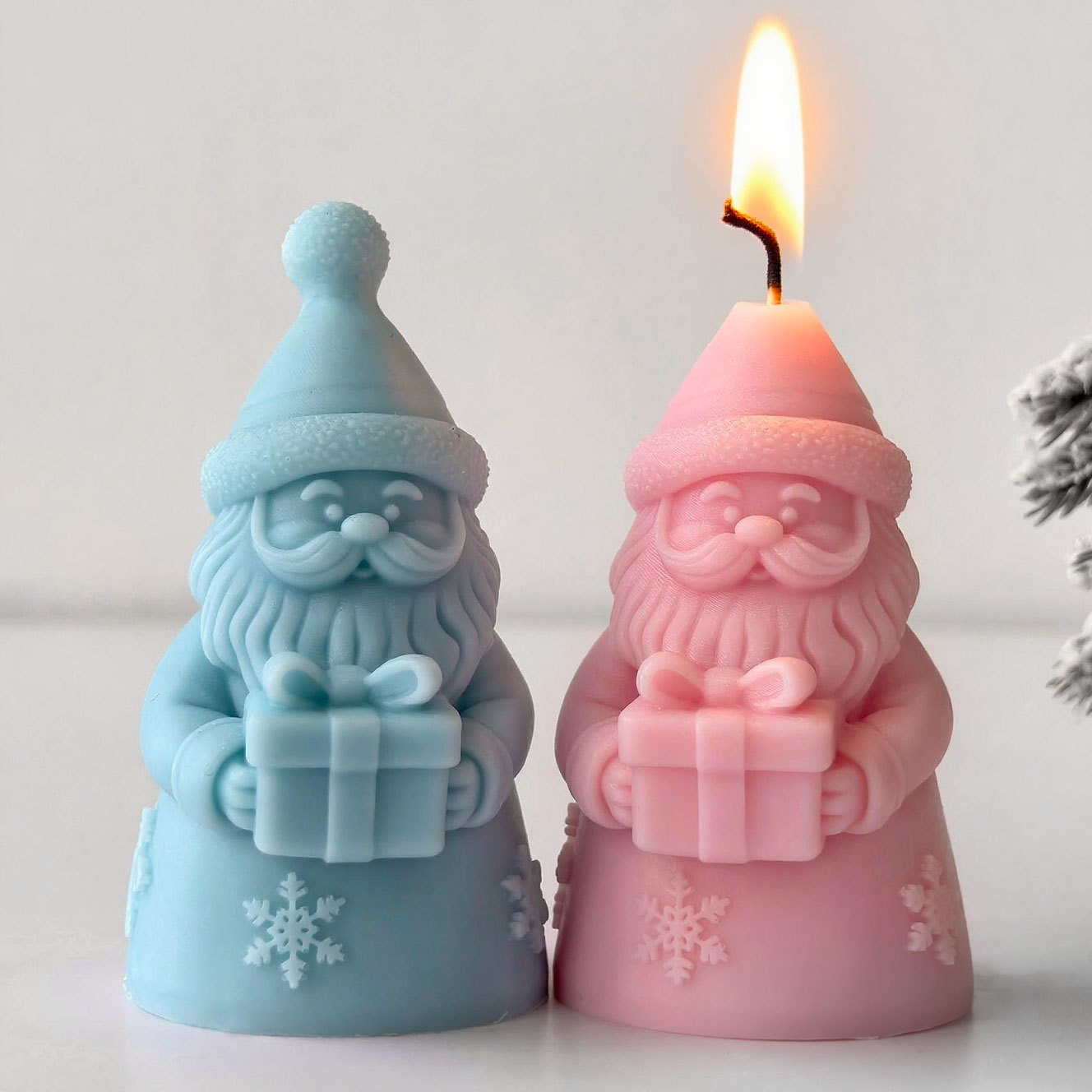 Santa Claus Gift Box Silicone  - Candle Making Accessories review and price