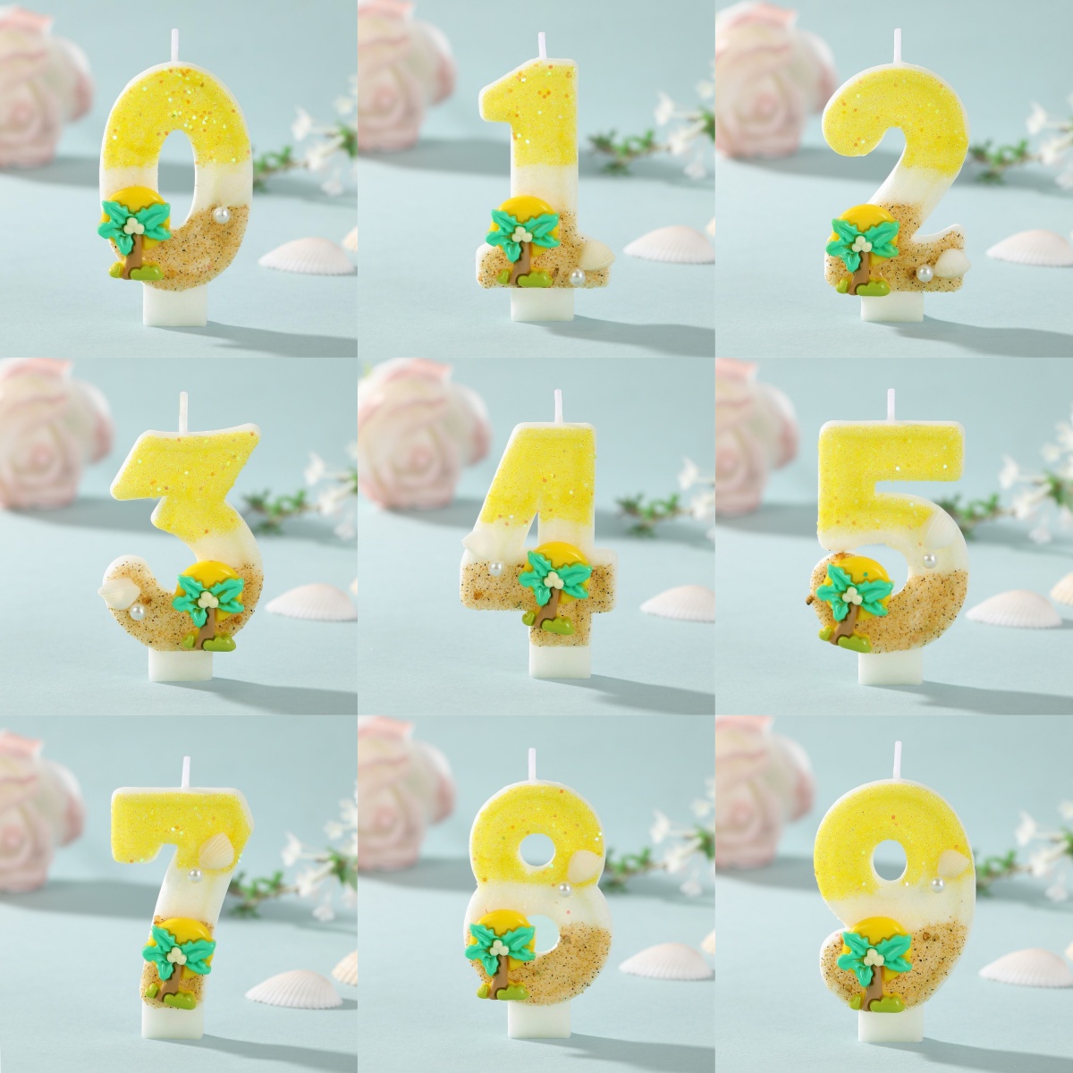 New Number Cake Candle Coconut - Paraffin Candle Wax review and price