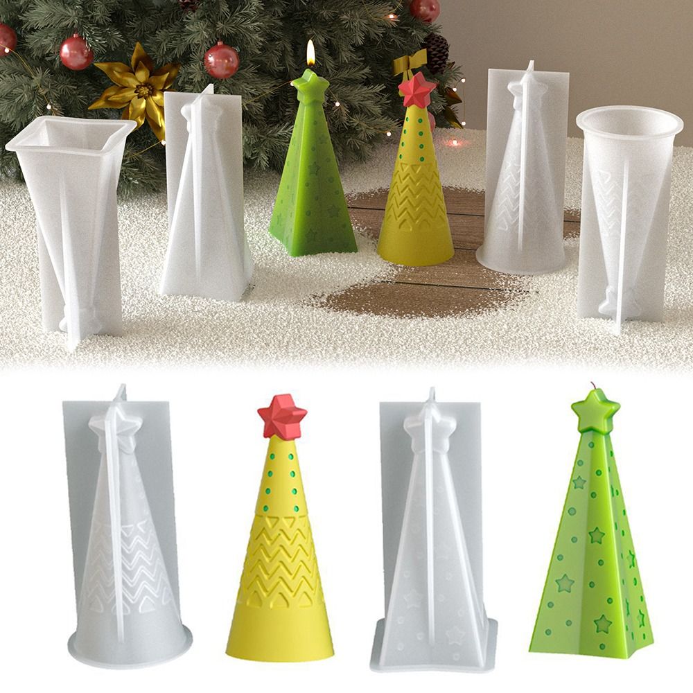 Silicone Christmas Cone Candle - Candle Making Kit Xmas review and price