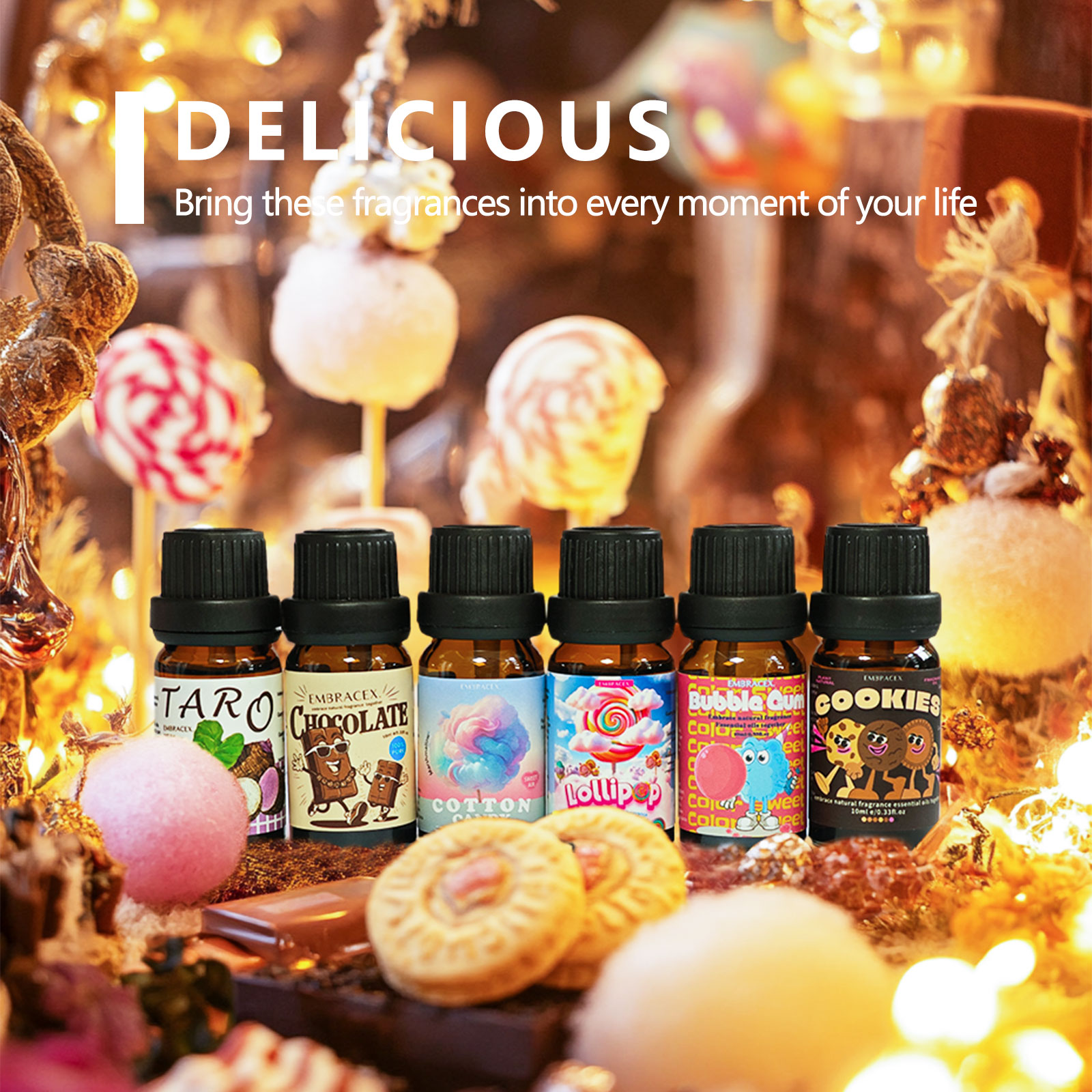 6PC/1Set Delicious Fragrance O - Candle Making Scents review and price