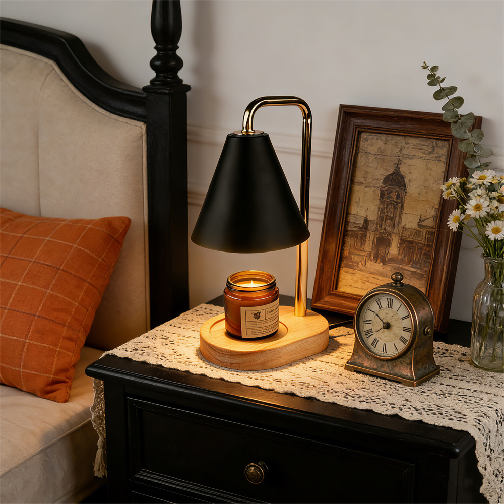 Black Candle Warmer Lamp with  - Paraffin Candle Wax review and price
