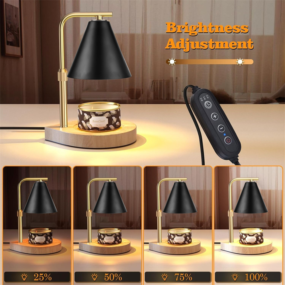 Black Candle Warmer Lamp with  - Paraffin Candle Wax review and price