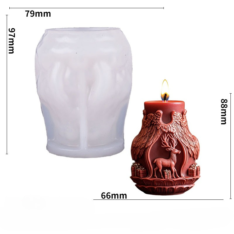 Santa Claus and Elk Candle Mak - Candle Making Accessories review and price