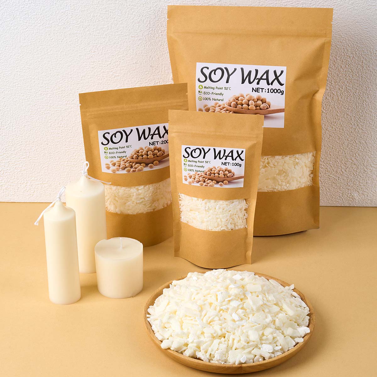1 Pounds Pure White Soy Wax Fo - Candle Making Accessories review and price