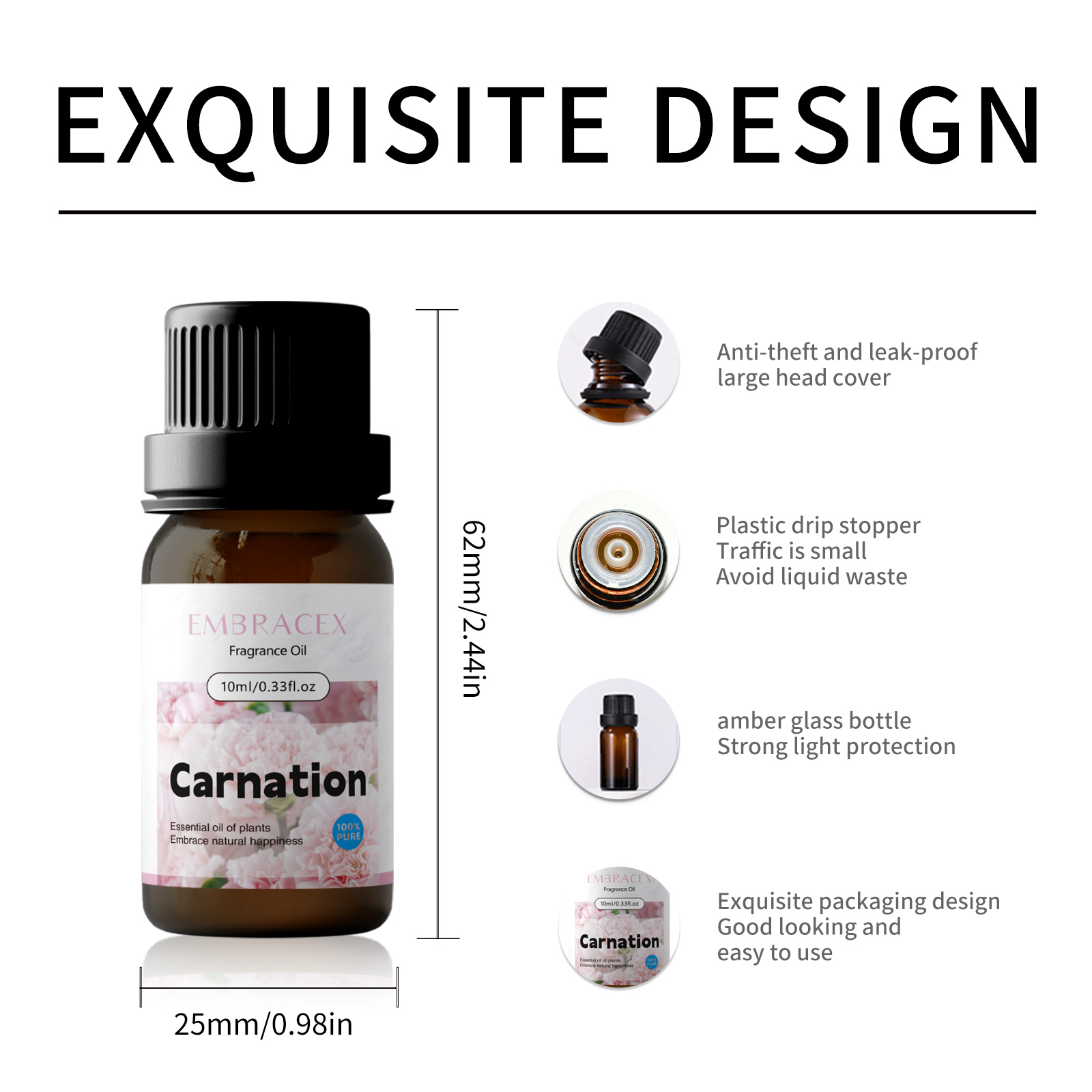 10ml Carnation Fragrance Oils  - Candle Making Scents review and price