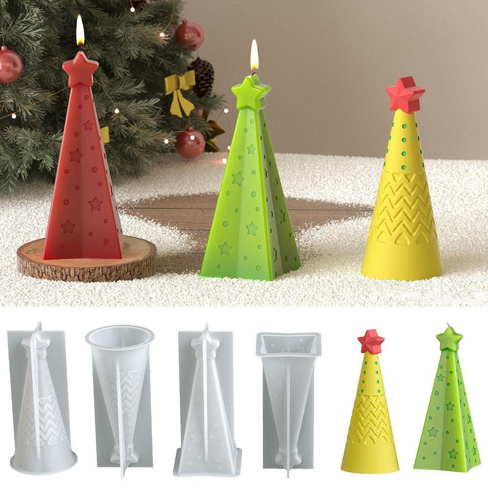 Silicone Christmas Cone Candle - Candle Making Kit Xmas review and price