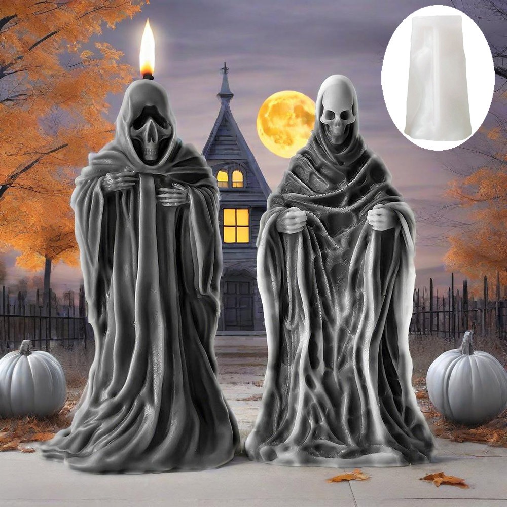 3D Skeleton Scent Candle Silic - Candle Making Accessories review and price
