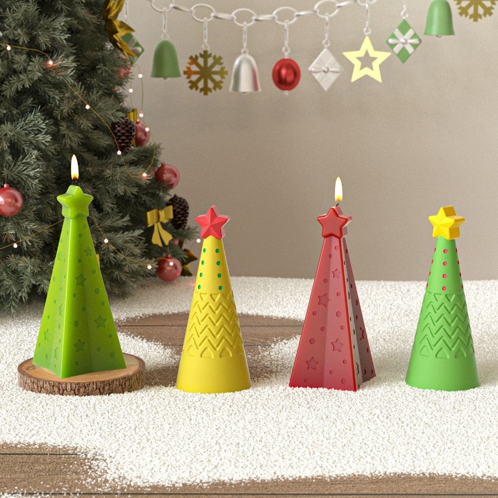New Silicone Christmas Cone Ca - Candle Making Kit Xmas review and price