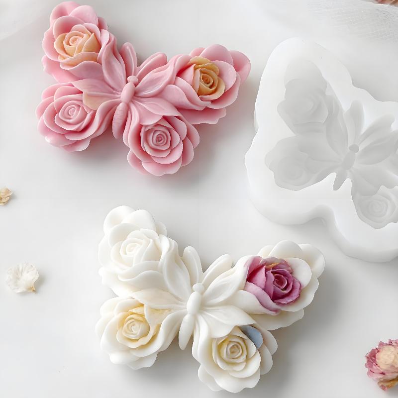 DIY Rose Butterfly Form Silico - Candle Making Accessories review and price