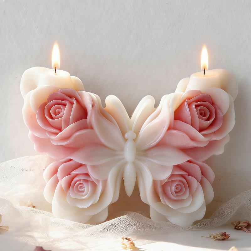 DIY Rose Butterfly Form Silico - Candle Making Accessories review and price