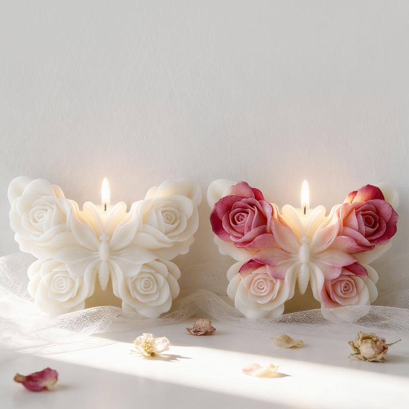 DIY Rose Butterfly Form Silico - Candle Making Accessories review and price
