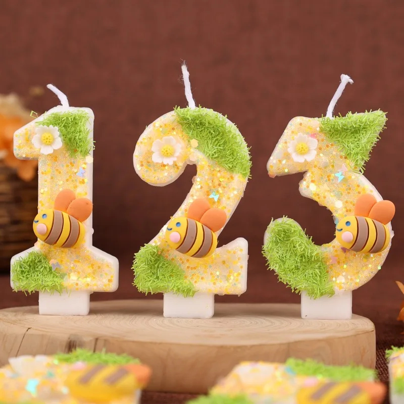 Bee Digital Birthday Cake Cand - Paraffin Candle Wax review and price
