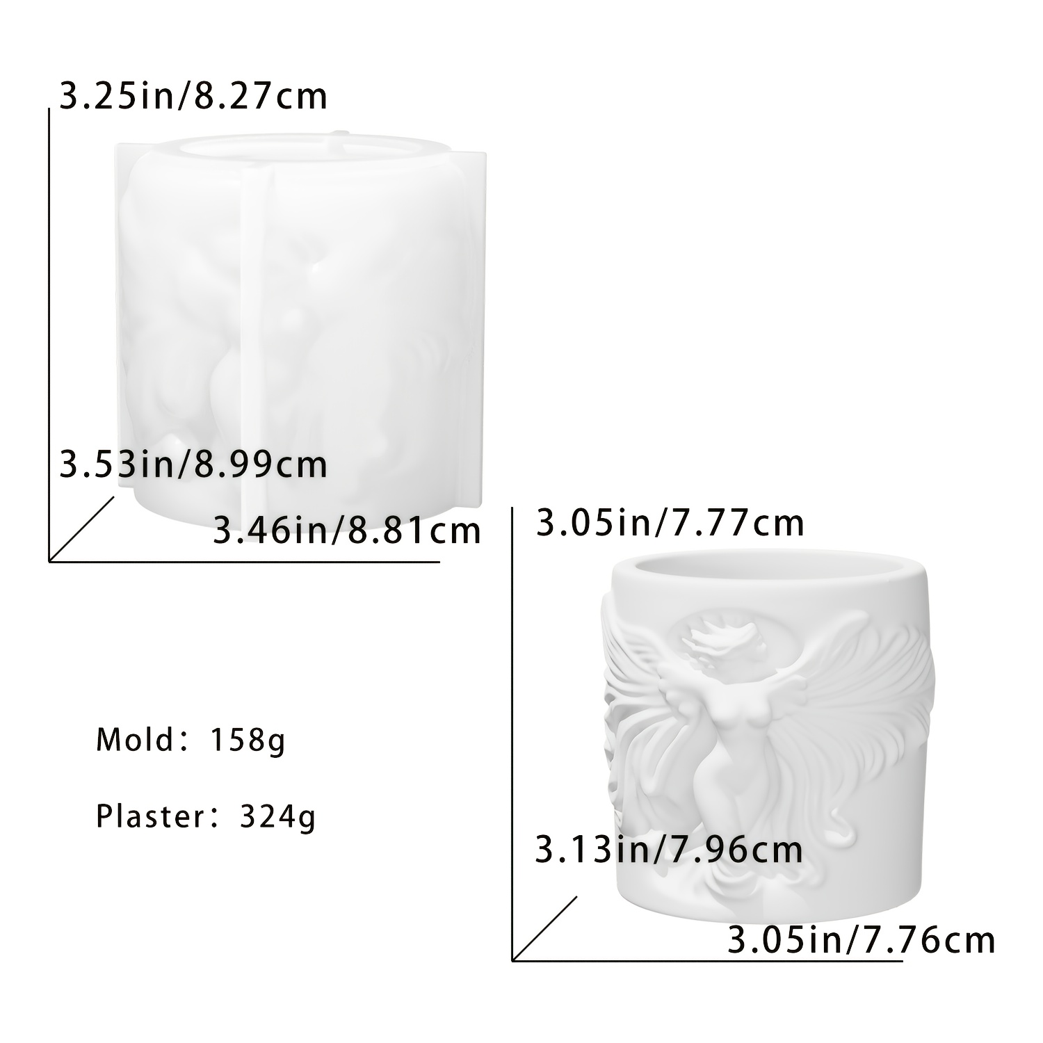 Angel Relief Cup Resin Silicon - Candle Making Scents review and price