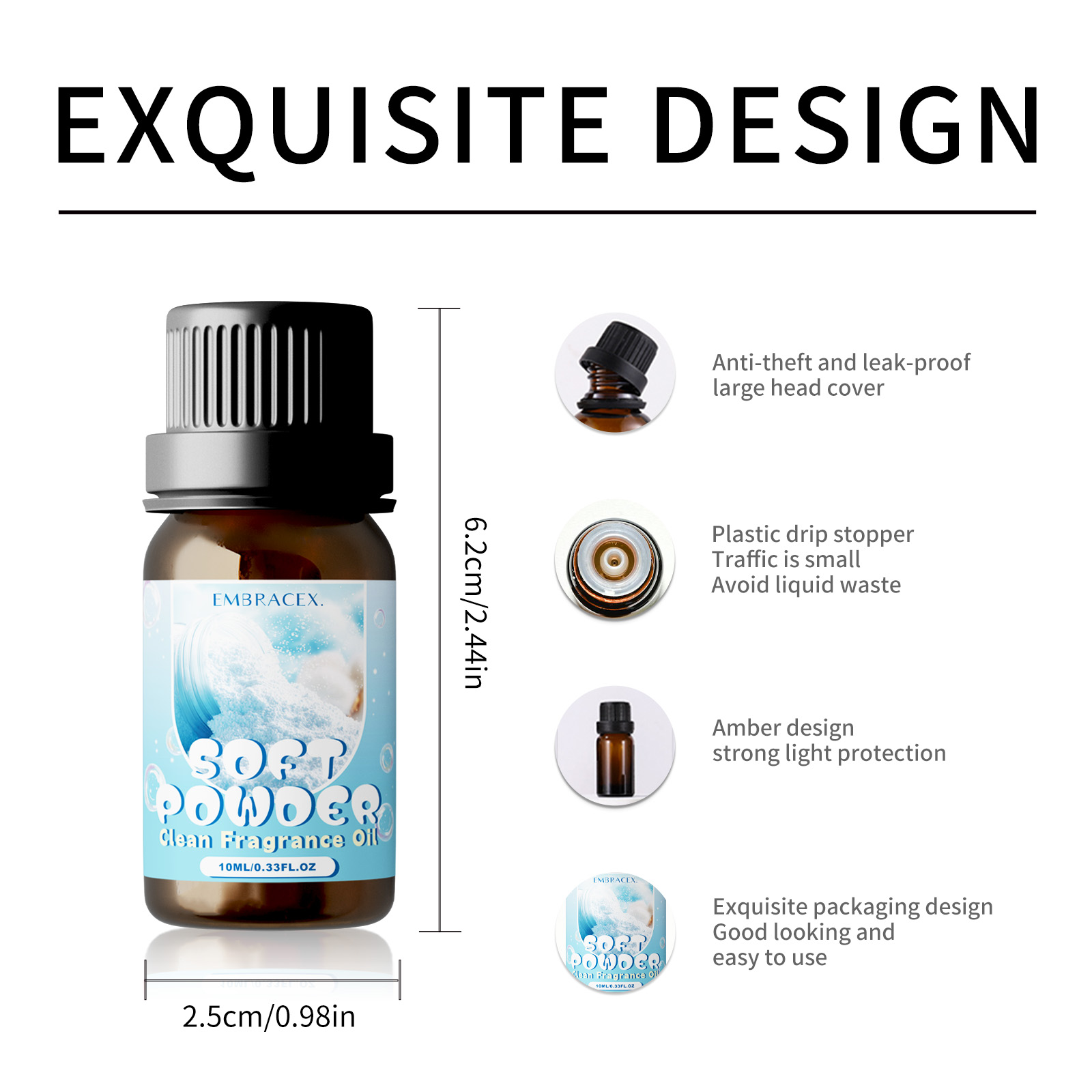 10ml Soft Powder Essential Oil - Candle Making Scents review and price
