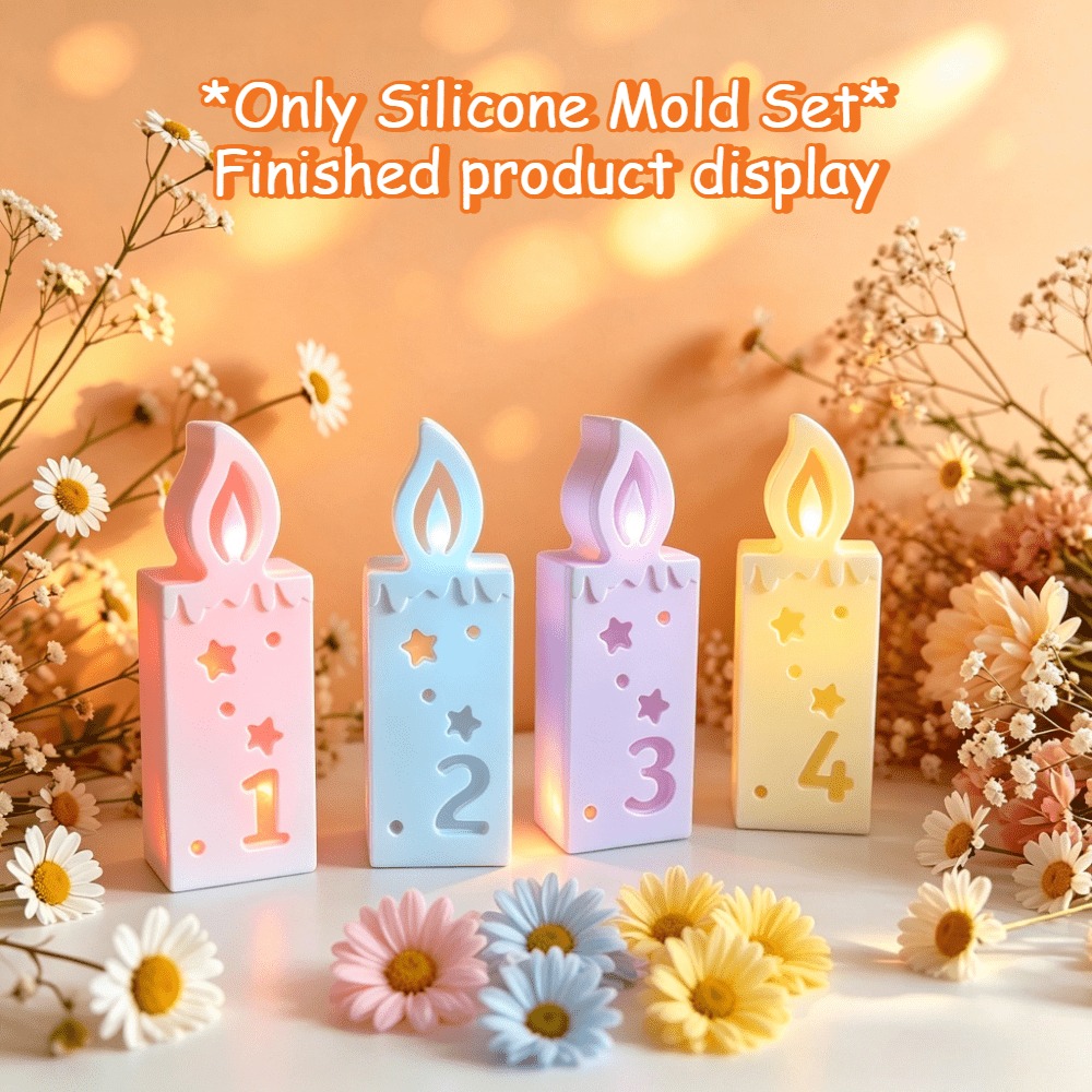 Silicone Number Candle Molds K - Candle Making Kit Xmas review and price