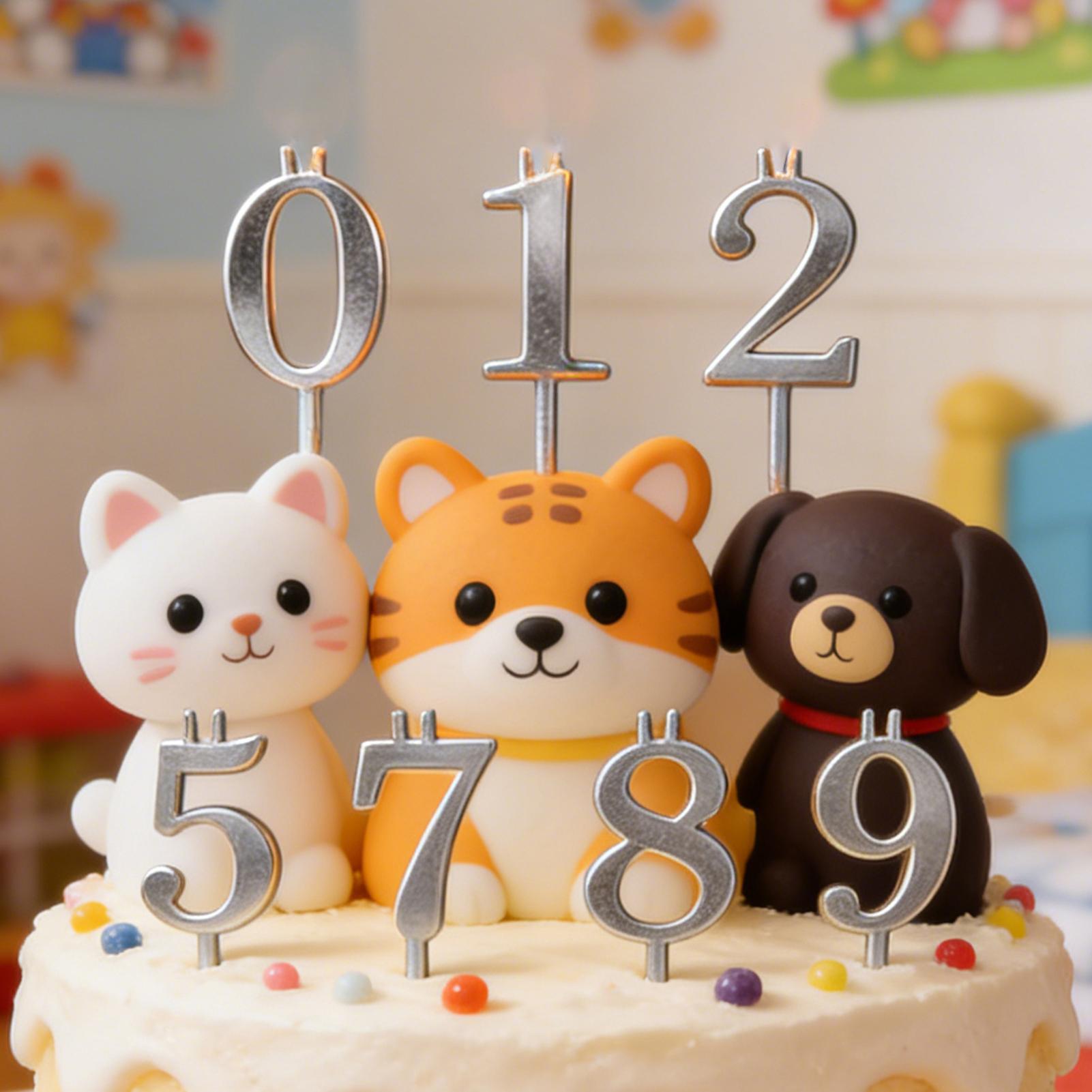 10pcs 0-9 Number Cake Toppers  - Candle Making Accessories review and price